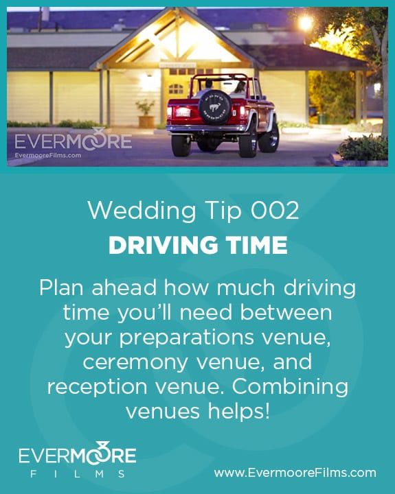Driving Time | Wedding Tip 002 | Evermoore Films