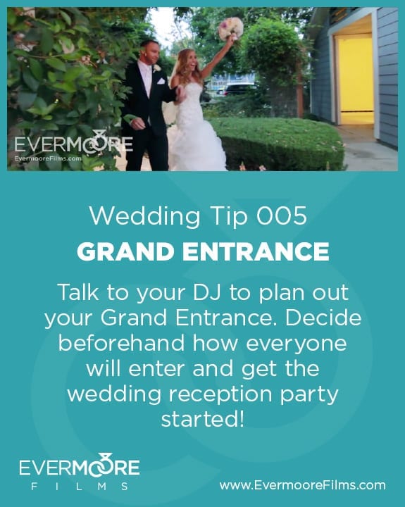 Grand Entrance | Wedding Tip 005 | Evermoore Films