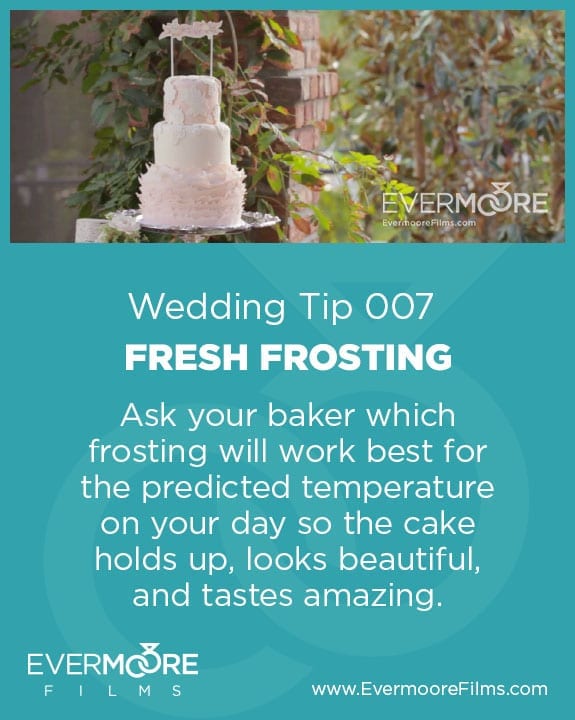 Fresh Frosting | Wedding Tip 007 | Evermoore Films