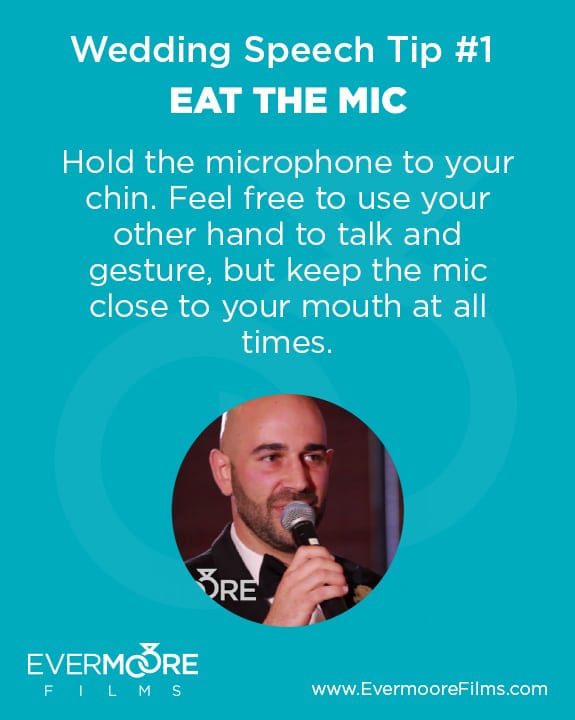 Eat the Mic | Wedding Speech Tip #1 | Evermoore Films