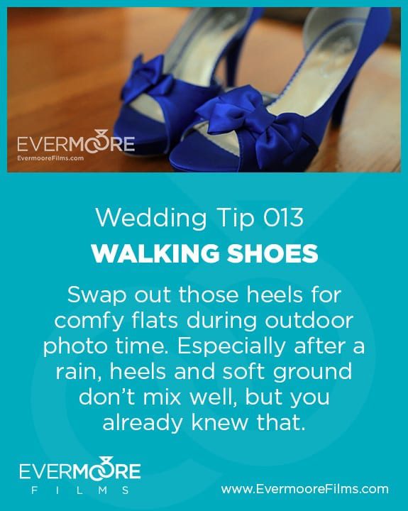Walking Shoes | Wedding Tip 013 | Evermoore Films