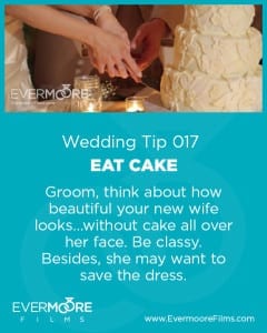Eat Cake | Wedding Tip 017 | Evermoore Films