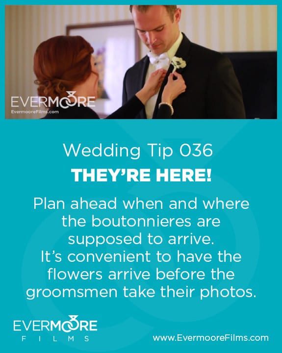 They're Here! | Wedding Tip 036 | Evermoore Films