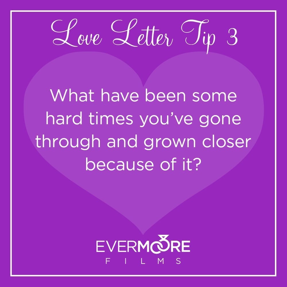 Tips about writing your love letter on your wedding day to your spouse for them to read before you see them! | www.EvermooreFilms.com