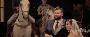 And if you want something unique at your wedding, try hiring some dancing horses! | www.EvermooreFilms.com